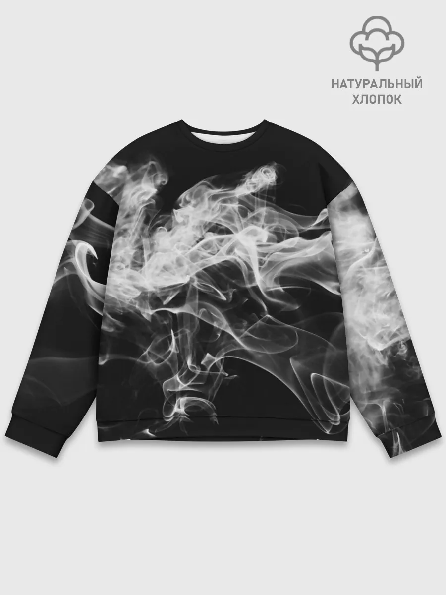 Мужской свитшот базовый / СЕРЫЙ ДЫМ