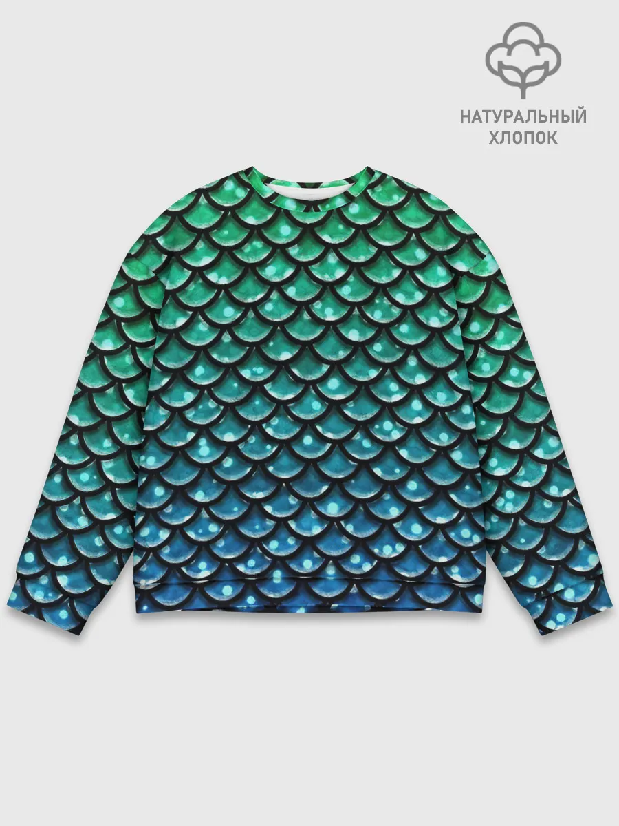 Мужской свитшот базовый / Змеиная кожа