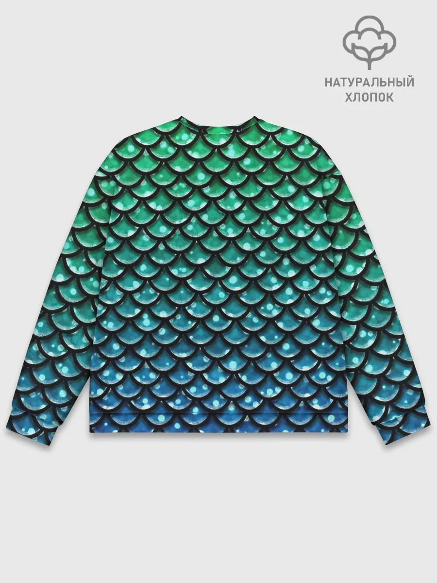 Мужской свитшот базовый / Змеиная кожа