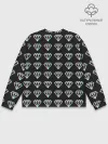 Мужской свитшот базовый / Diamonds Glitch
