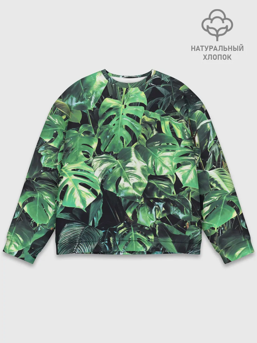 Мужской свитшот базовый / ЛИСТЬЯ