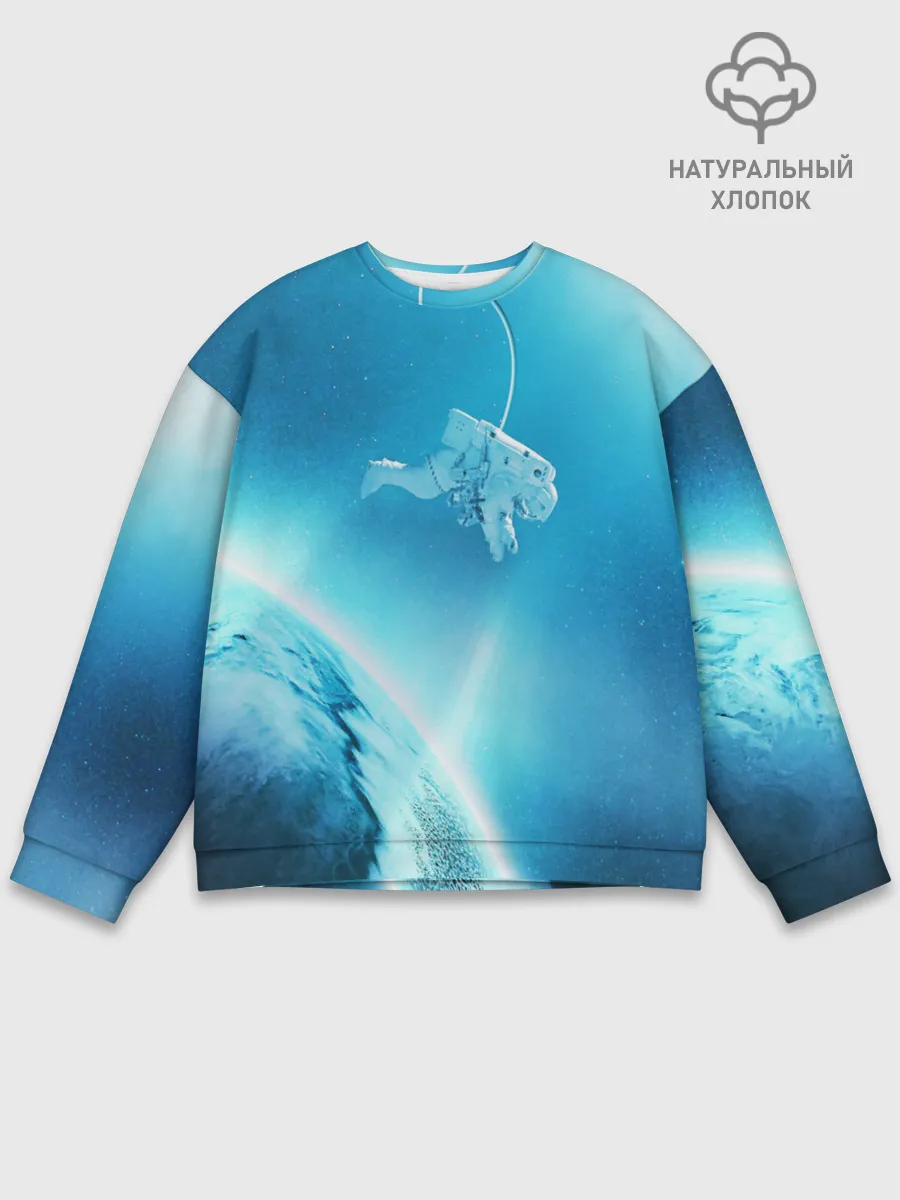 Мужской свитшот базовый / КОСМОНАВТ