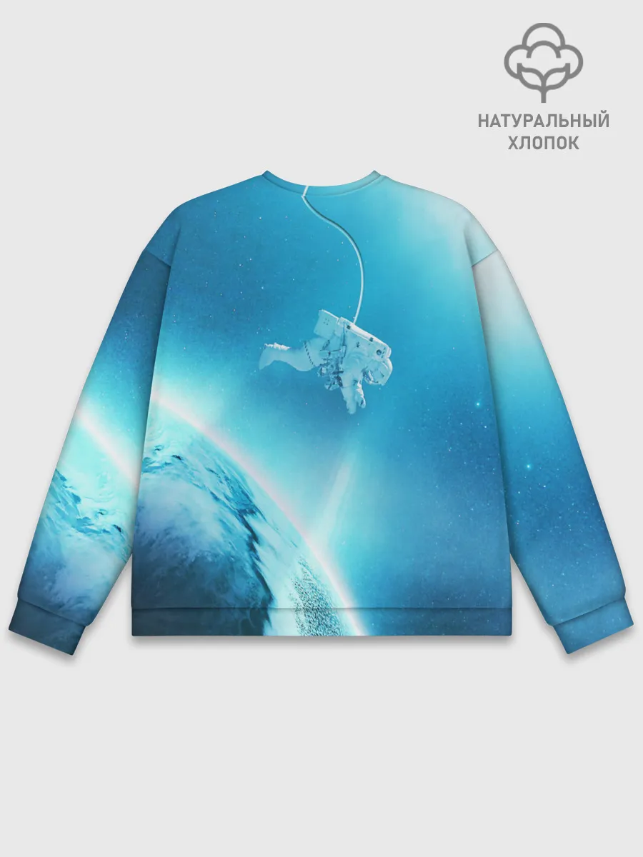 Мужской свитшот базовый / КОСМОНАВТ