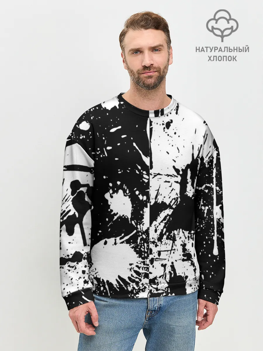 Мужской свитшот базовый / КРАСКА И НИЧЕГО ЛИШНЕГО!