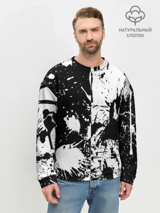 Мужской свитшот базовый / КРАСКА И НИЧЕГО ЛИШНЕГО!