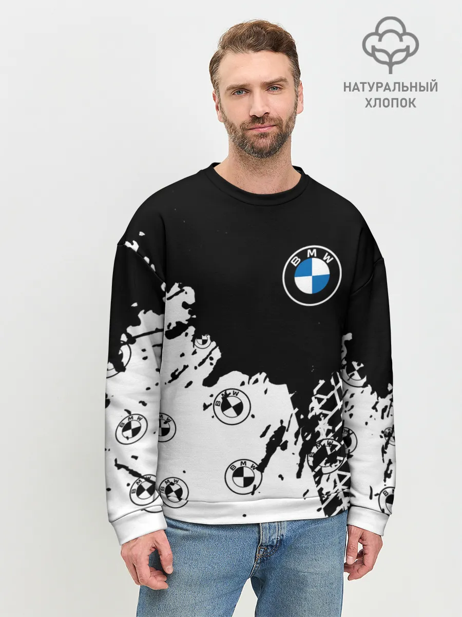 Мужской свитшот базовый / BMW / БМВ