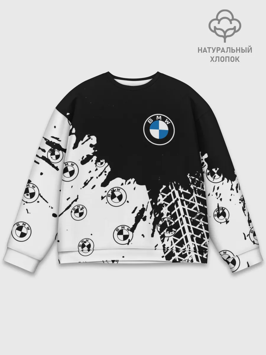 Мужской свитшот базовый / BMW / БМВ