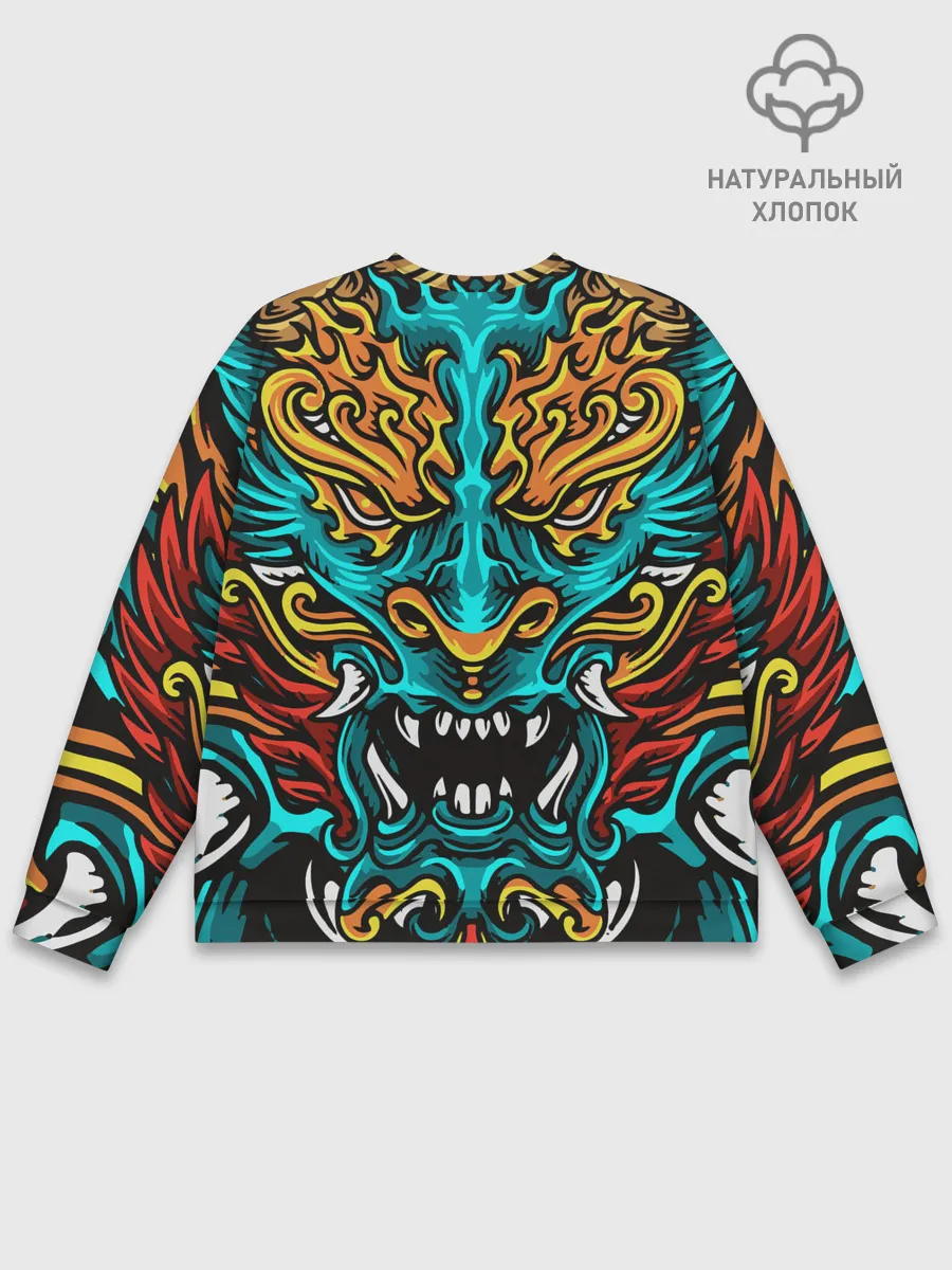 Мужской свитшот базовый / Дракон Японии