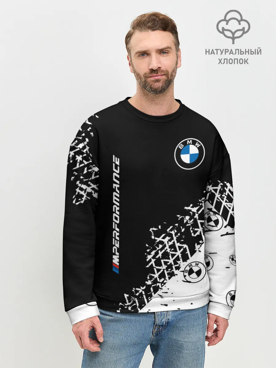 Мужской свитшот базовый / BMW / БМВ