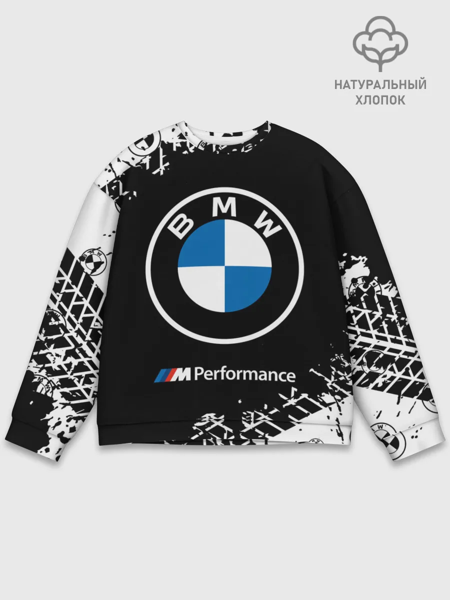 Мужской свитшот базовый / BMW / БМВ