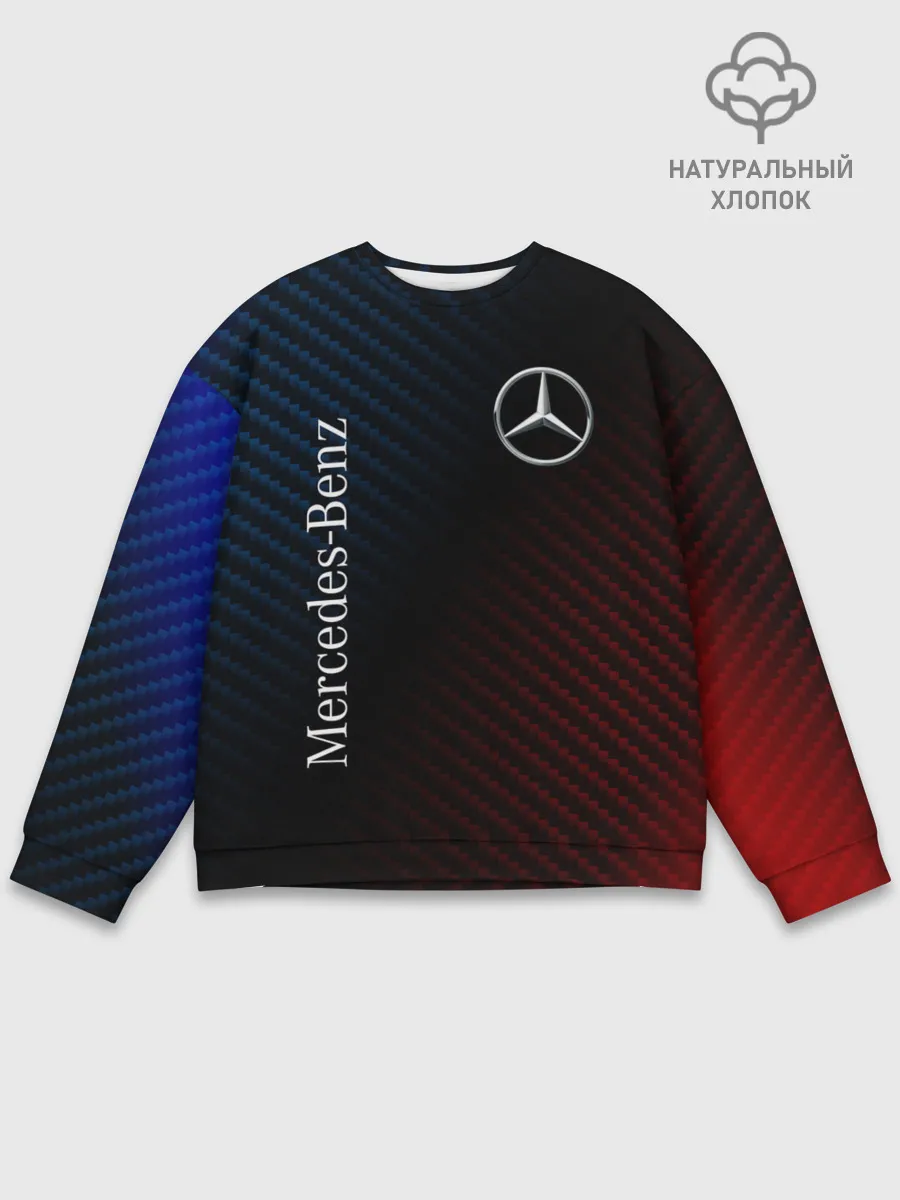 Мужской свитшот базовый / MERCEDES / МЕРСЕДЕС