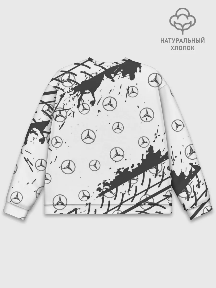 Мужской свитшот базовый / MERCEDES / МЕРСЕДЕС