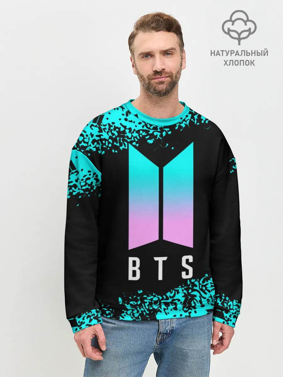 Мужской свитшот базовый / BTS / БТС