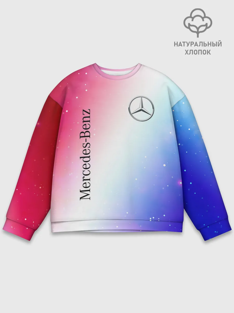 Мужской свитшот базовый / MERCEDES / МЕРСЕДЕС