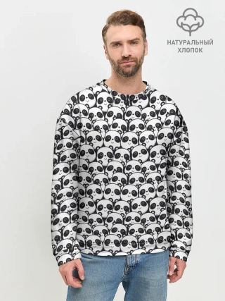 Мужской свитшот базовый / ПАНДЫ