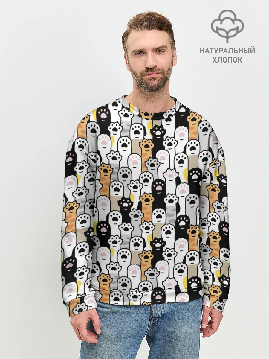 Мужской свитшот базовый / ЛАПКИ