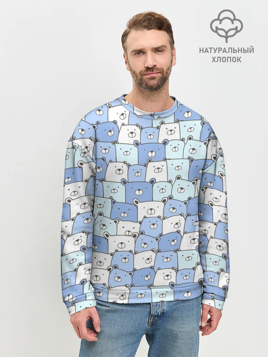 Мужской свитшот базовый / МИШКИ