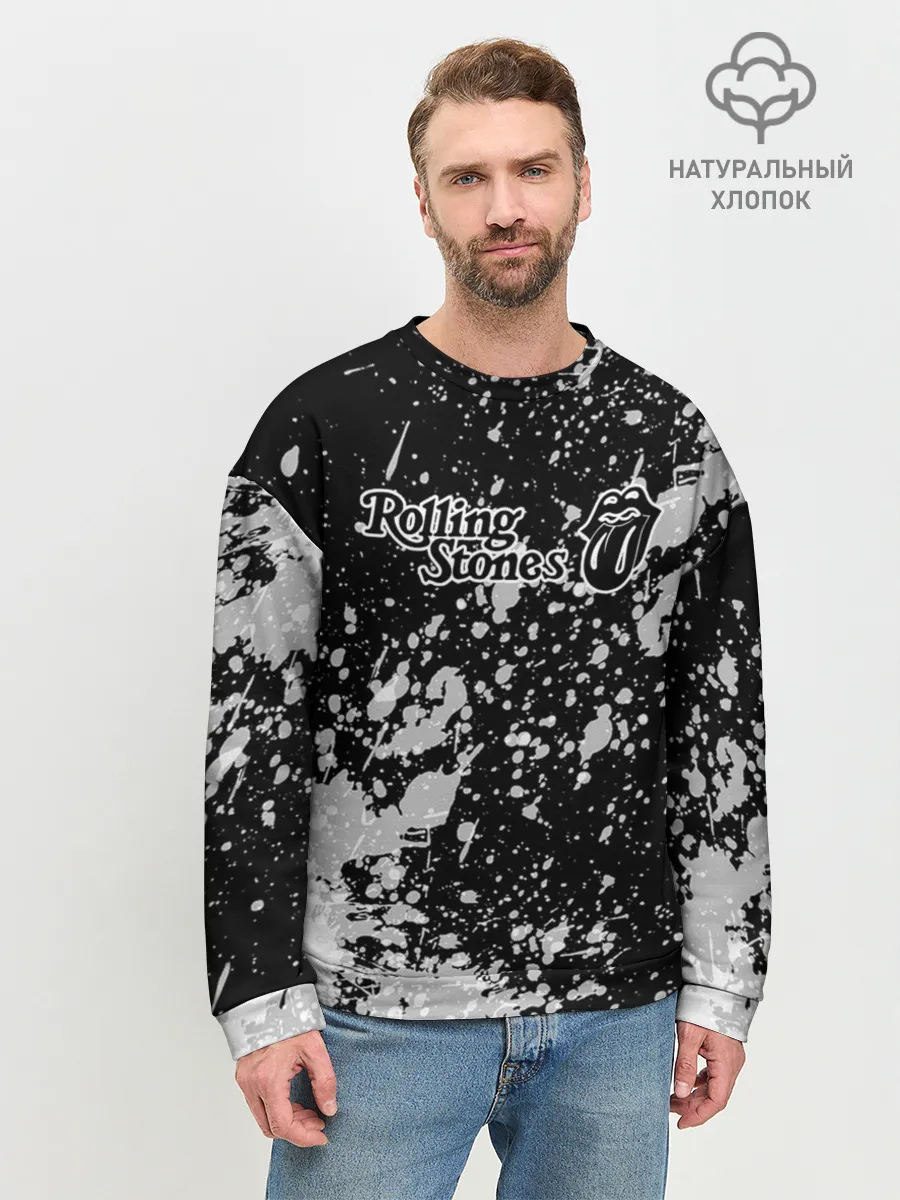 Мужской свитшот базовый / Rolling Stones
