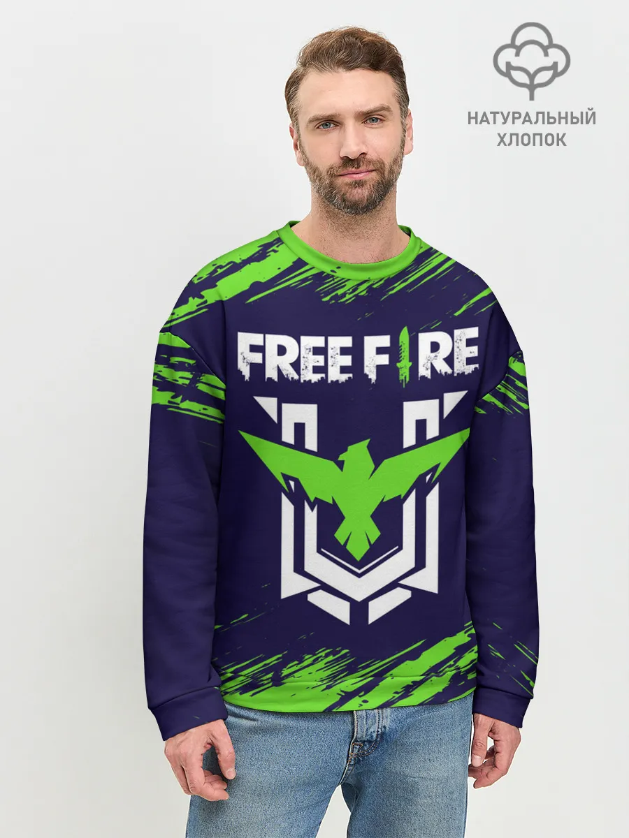 Мужской свитшот базовый / FREE FIRE / ФРИ ФАЕР