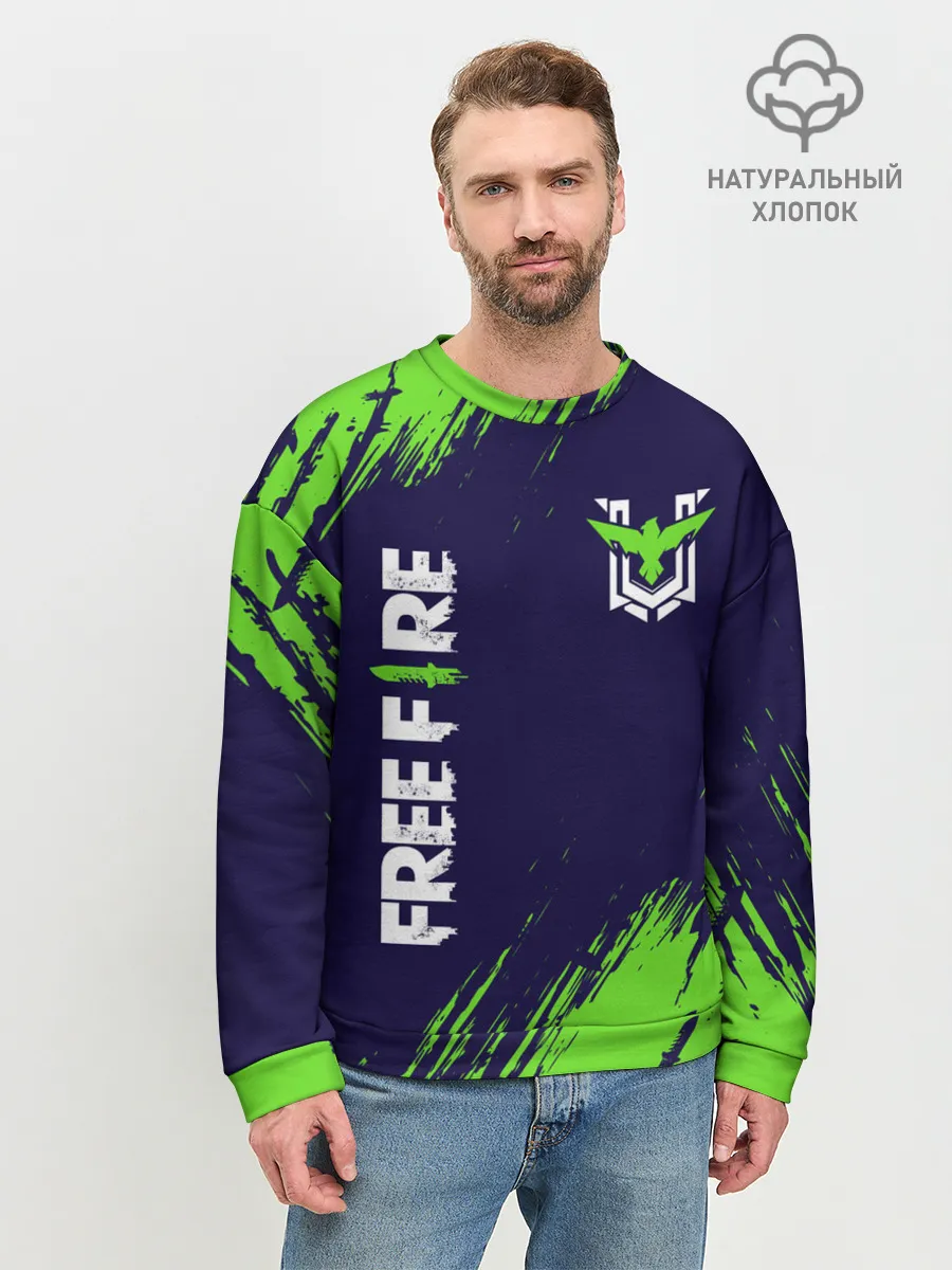 Мужской свитшот базовый / FREE FIRE / ФРИ ФАЕР