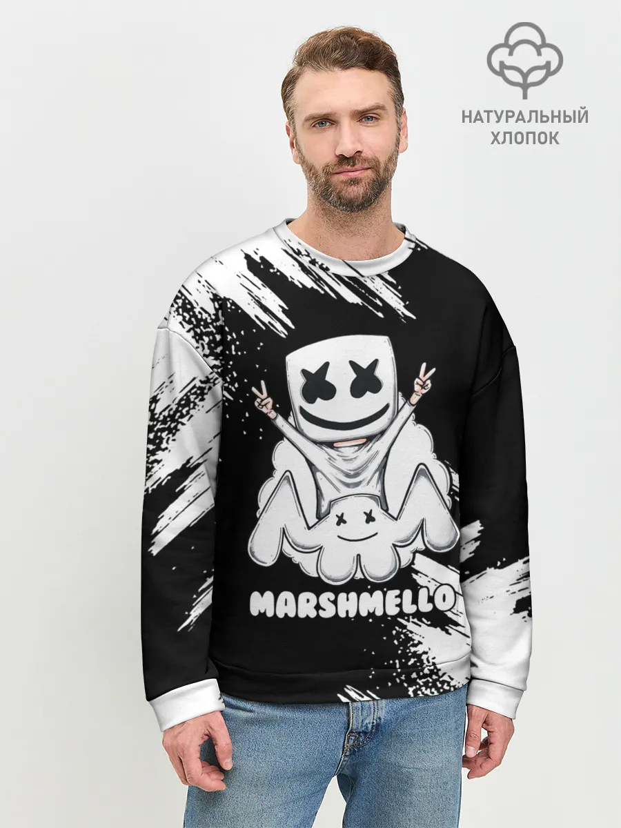 Мужской свитшот базовый / MARSHMELLO