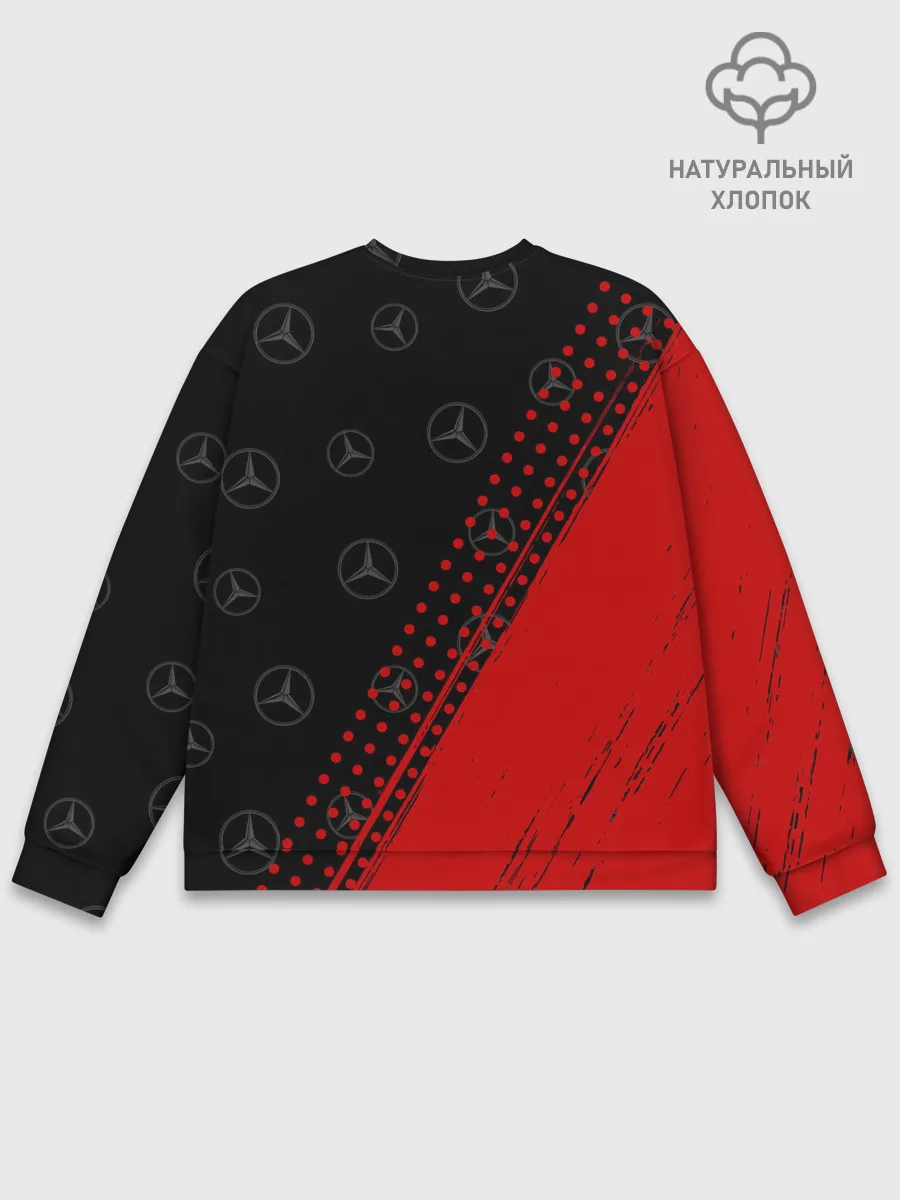 Мужской свитшот базовый / MERCEDES / МЕРСЕДЕС