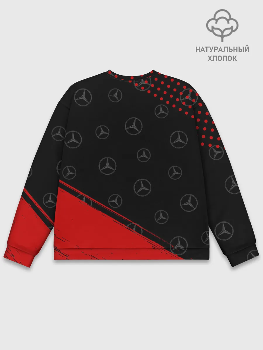 Мужской свитшот базовый / MERCEDES / МЕРСЕДЕС