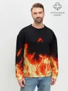 Мужской свитшот базовый / Огонь