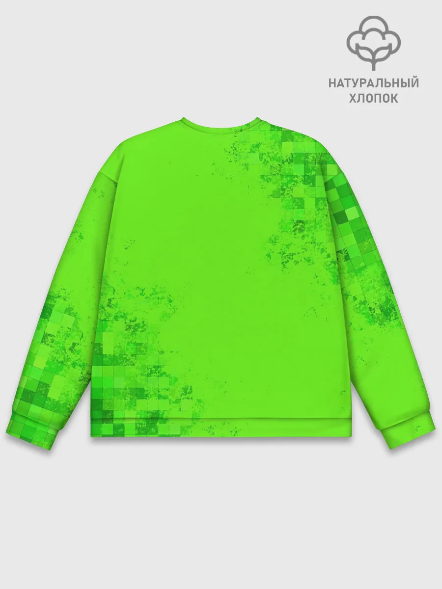 Мужской свитшот базовый / MINECRAFT CREEPER