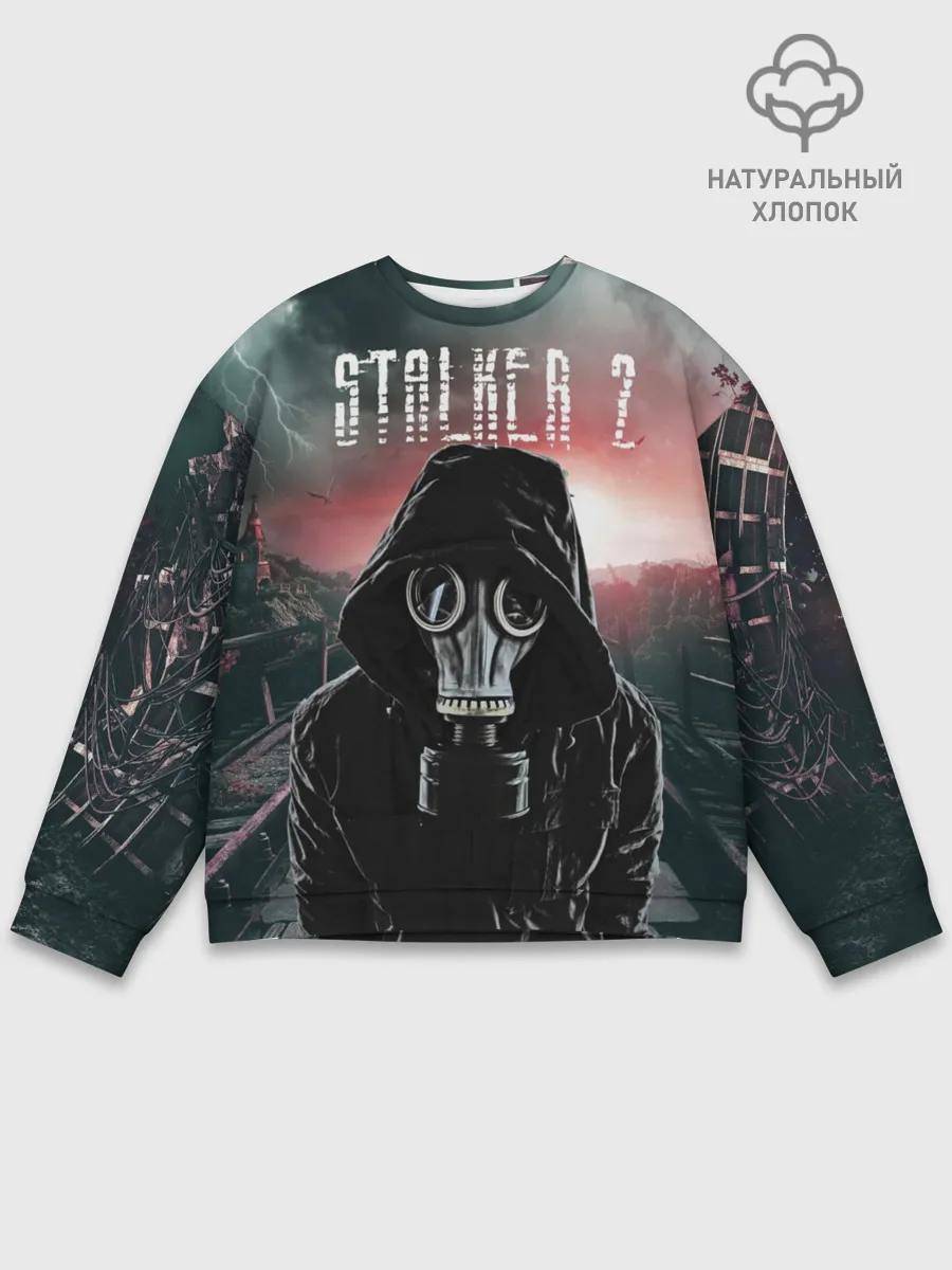 Мужской свитшот базовый / Stalker 2 Зона