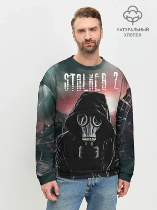 Мужской свитшот базовый / Stalker 2 Зона