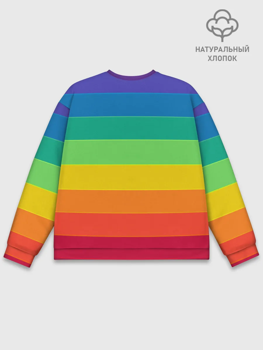 Мужской свитшот базовый / Радуга | Rainbow