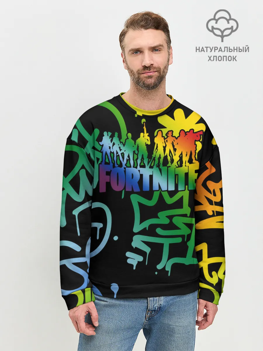 Мужской свитшот базовый / Fortnite