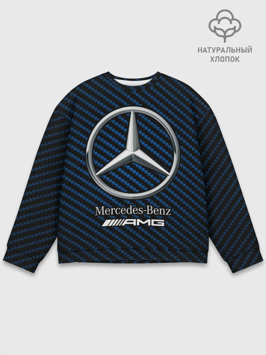 Мужской свитшот базовый / MERCEDES / МЕРСЕДЕС