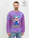 Мужской свитшот базовый / Свинка Пигги из Roblox