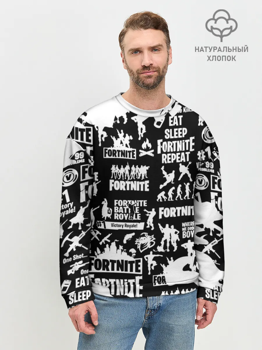 Мужской свитшот базовый / Fortnite