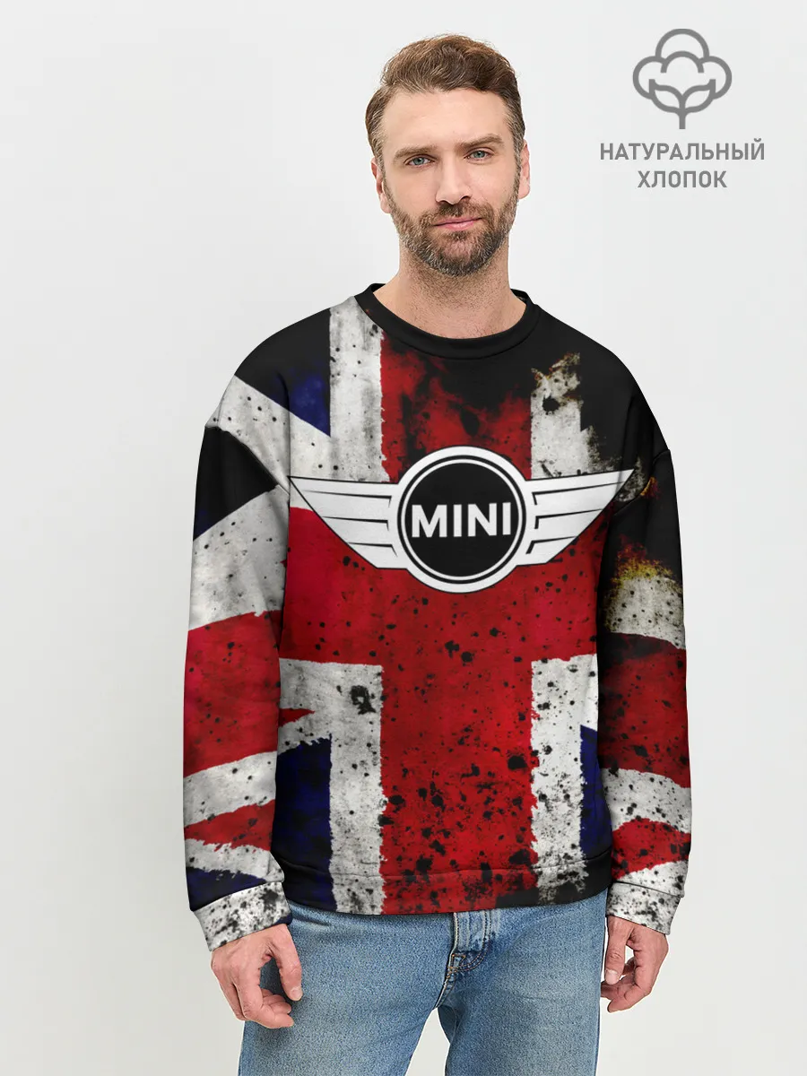 Мужской свитшот базовый / Mini Cooper