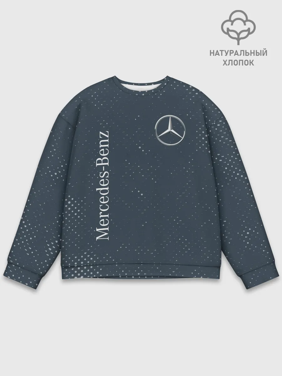 Мужской свитшот базовый / MERCEDES / МЕРСЕДЕС