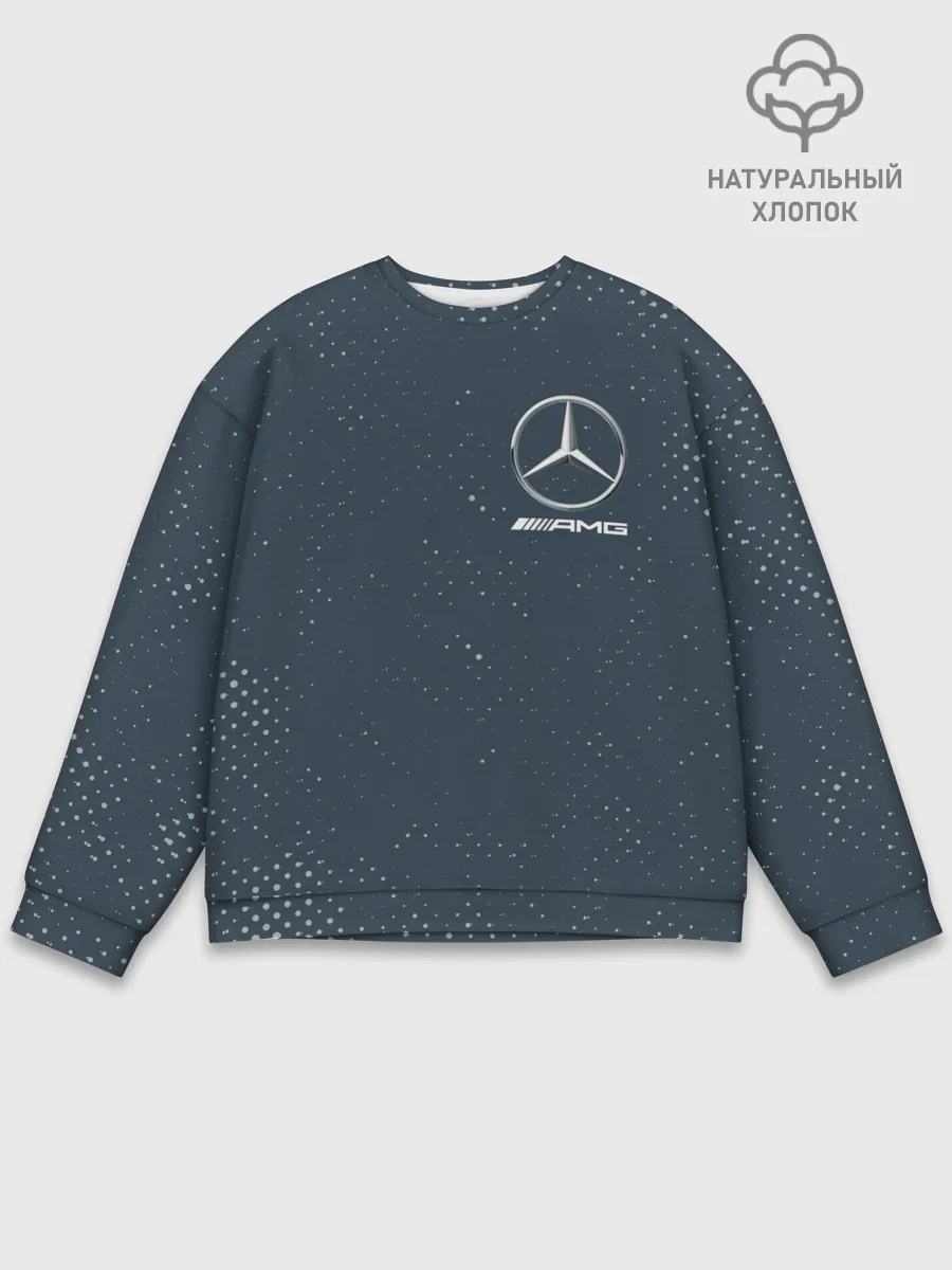 Мужской свитшот базовый / MERCEDES / МЕРСЕДЕС