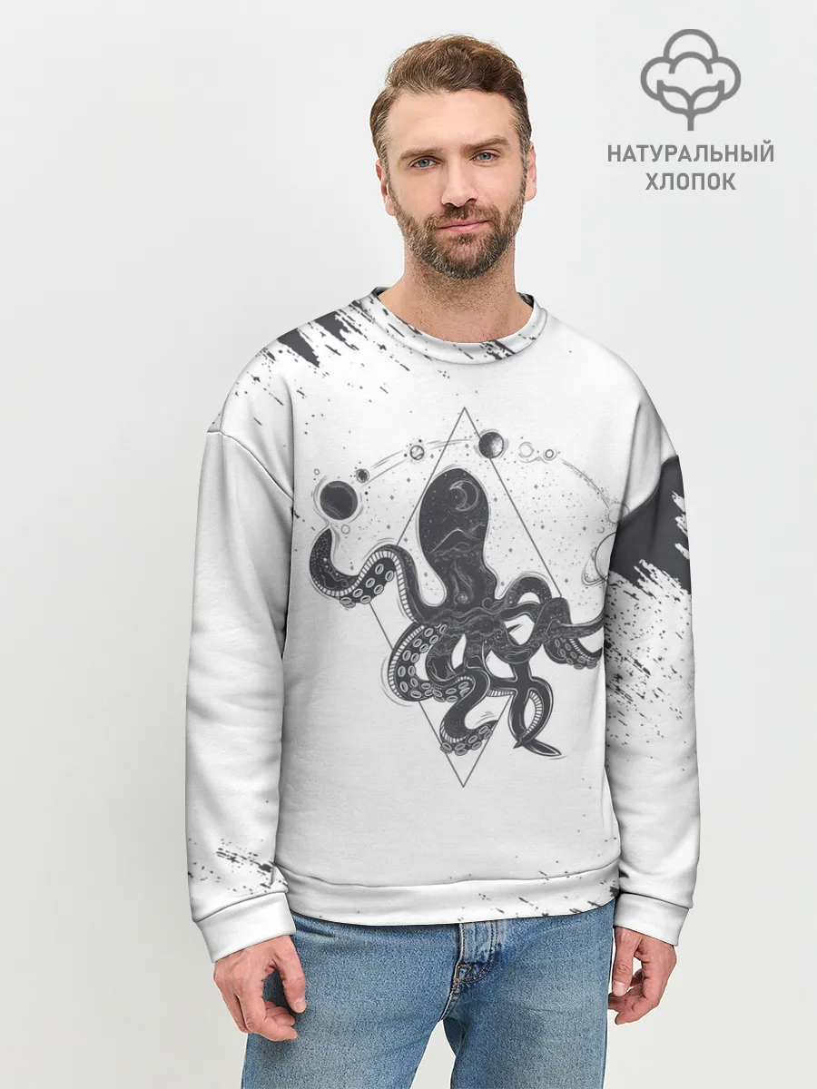 Мужской свитшот базовый / Ктулху | Cthulhu