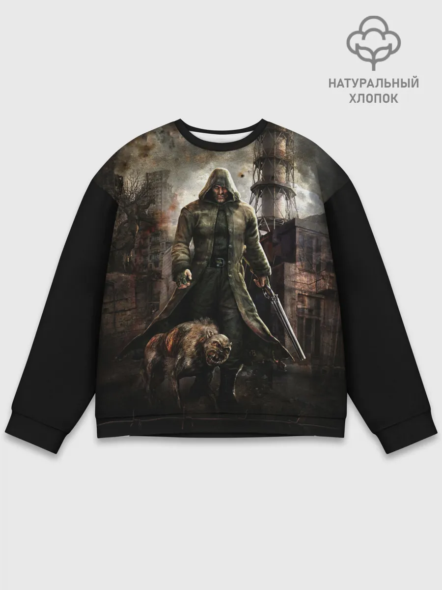 Мужской свитшот базовый / S.T.A.L.K.E.R. Man Made Hell