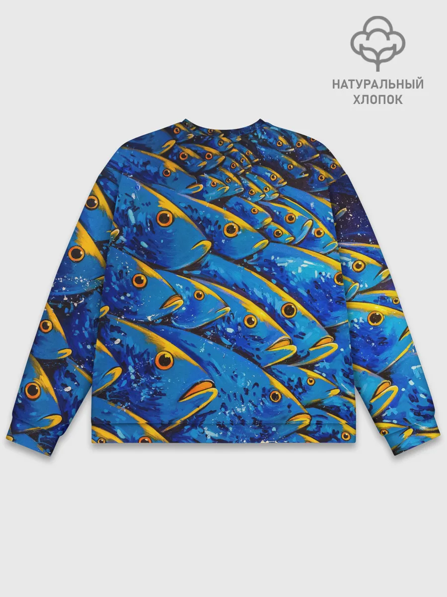 Мужской свитшот базовый / Рыбалка