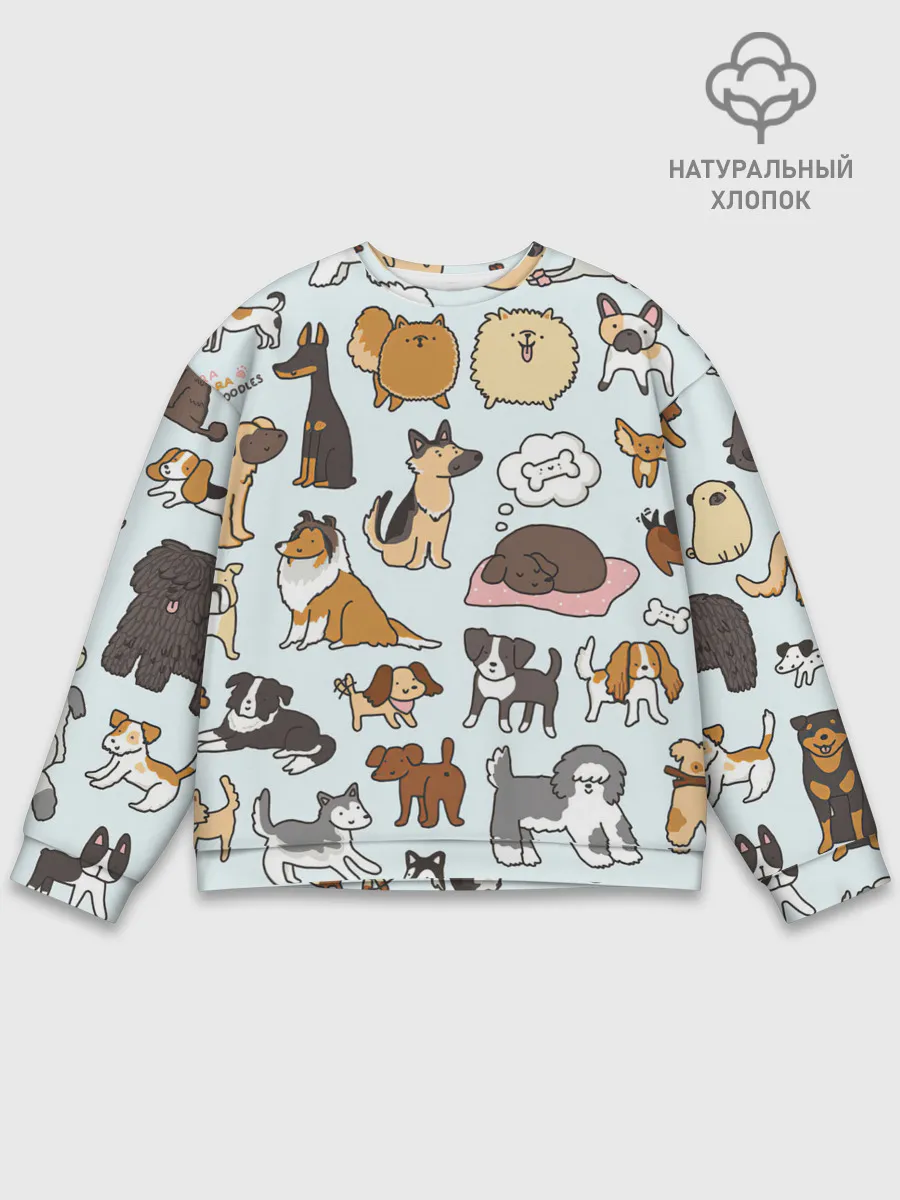 Мужской свитшот базовый / Собаки