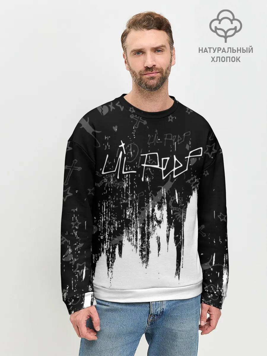 Мужской свитшот базовый / LIL PEEP / ЛИЛ ПИП