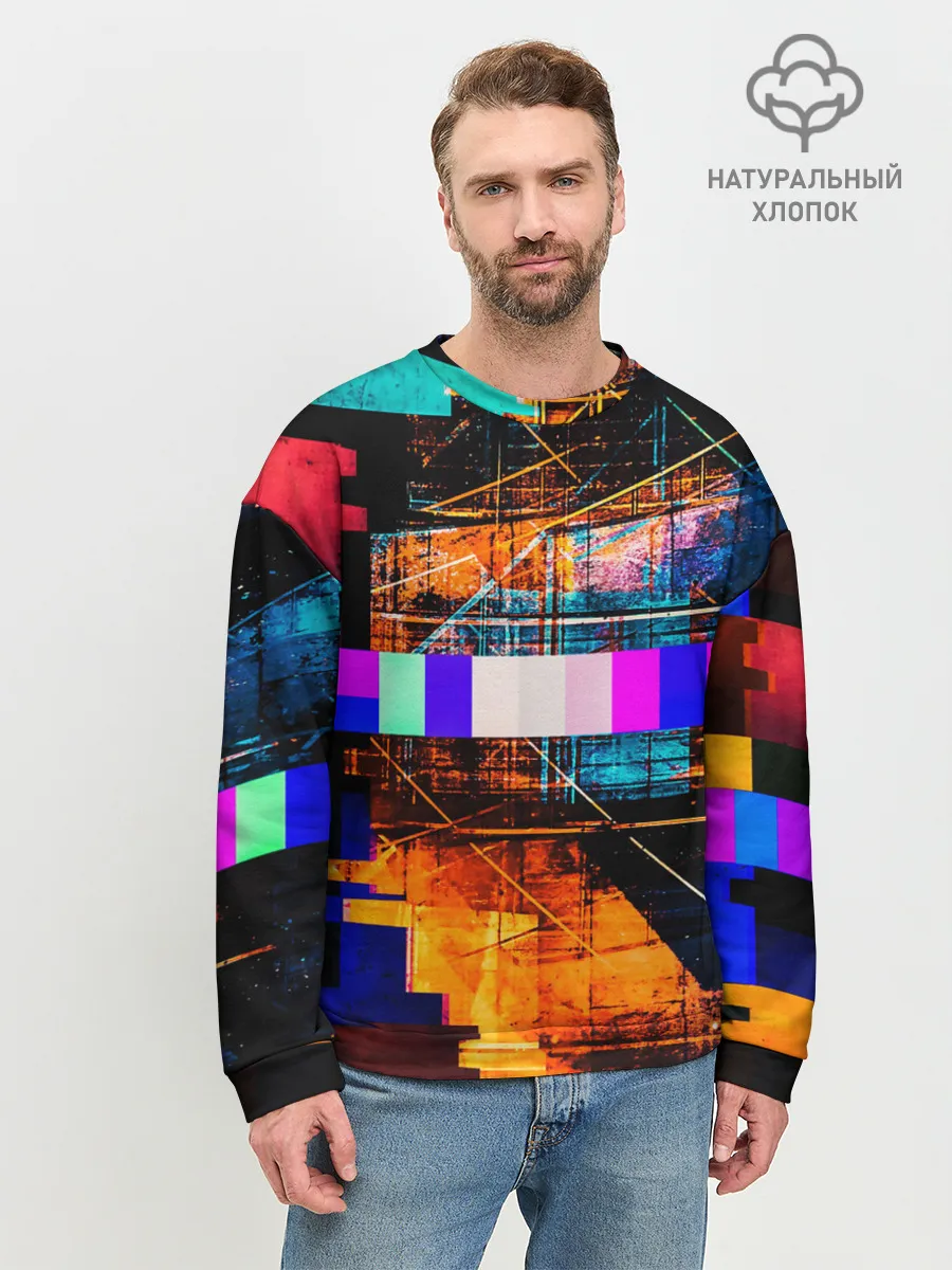 Мужской свитшот базовый / ПОМЕХИ