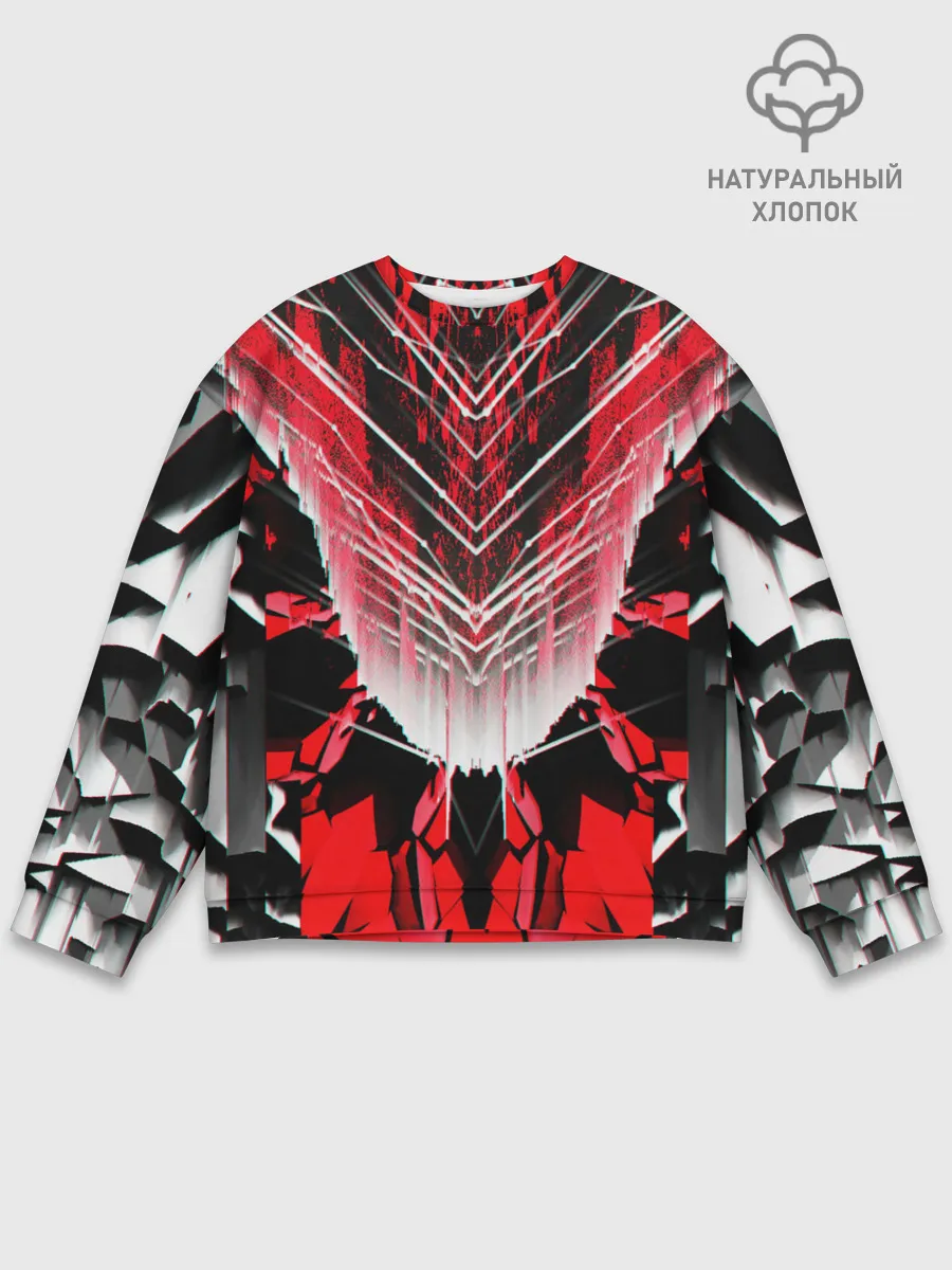 Мужской свитшот базовый / STRIPES GEOMETRY