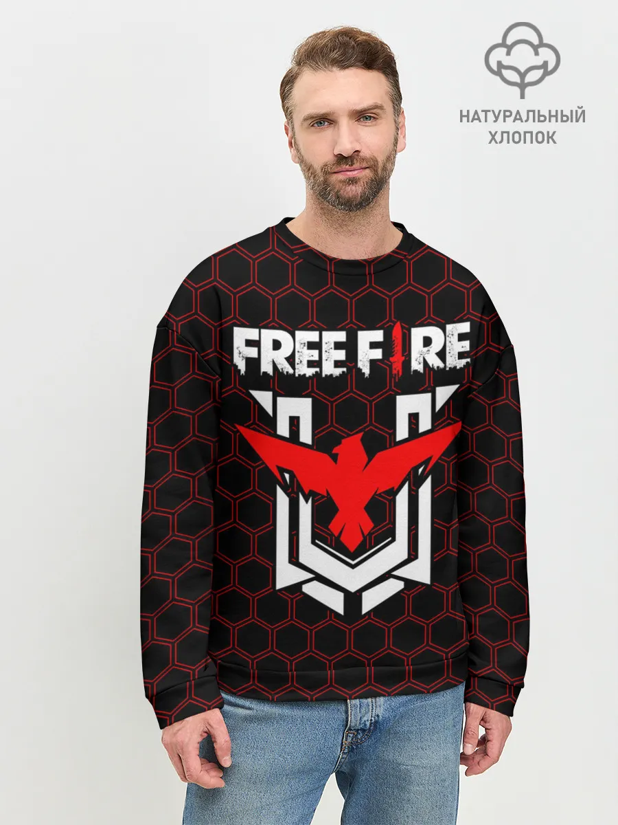 Мужской свитшот базовый / FREE FIRE / ФРИ ФАЕР