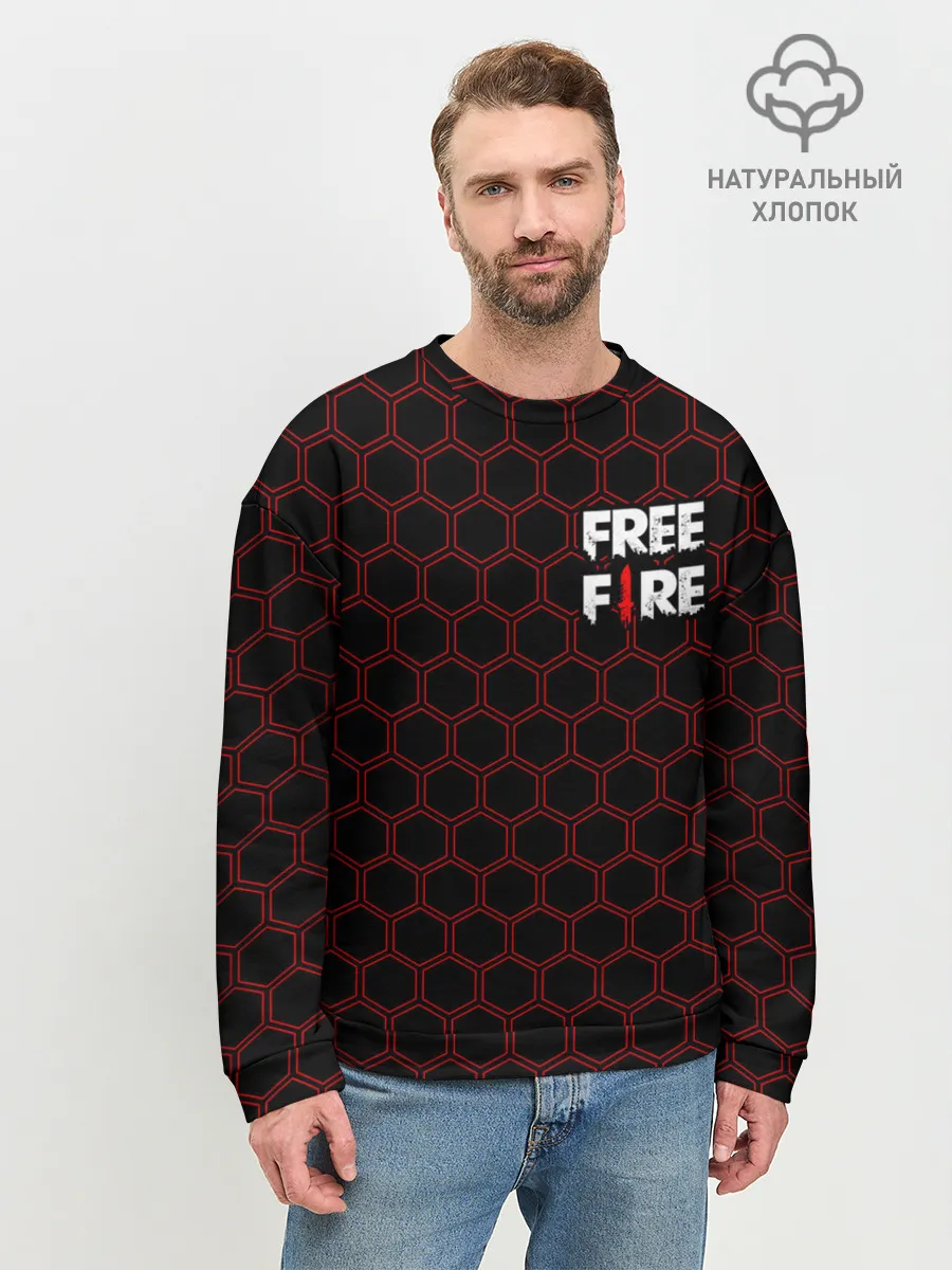 Мужской свитшот базовый / FREE FIRE / ФРИ ФАЕР