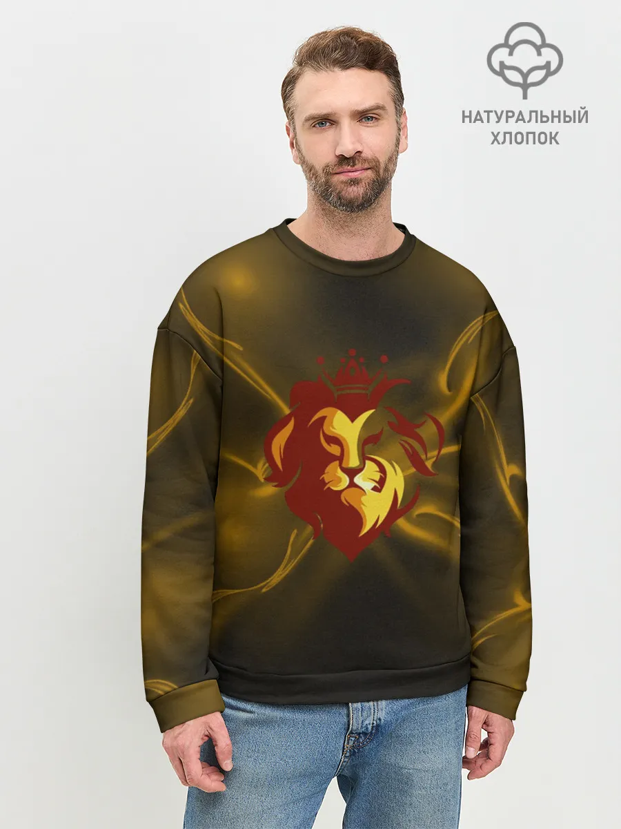 Мужской свитшот базовый / King Lion