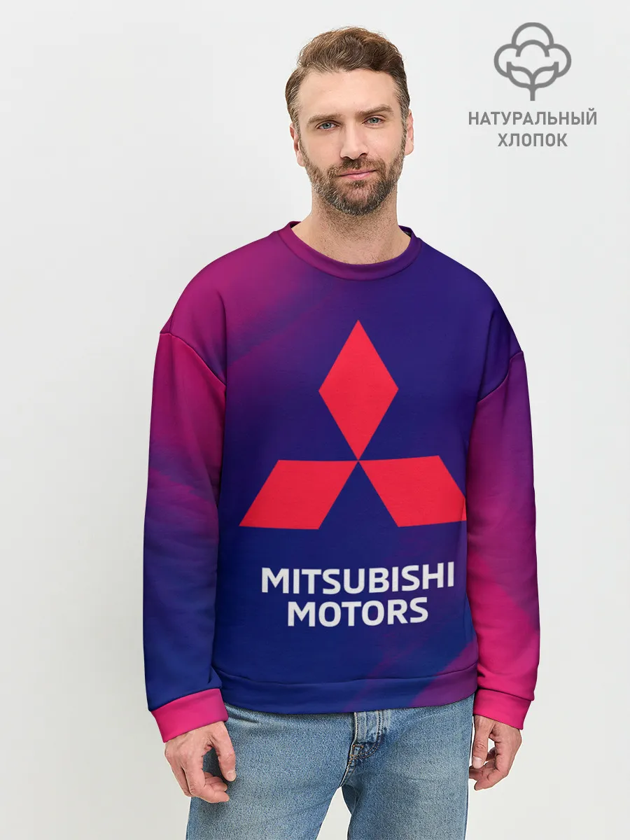 Мужской свитшот базовый / MITSUBISHI / МИТСУБИСИ